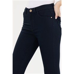 Kadın Lacivert Toothpick Fit Pantolon