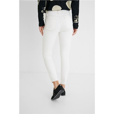 Pantalón vaquero skinny fit corazón