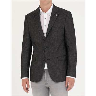 Siyah Slim Fit Ceket