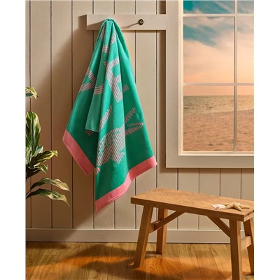 Lacoste Home Lacoste Croc Cotton Beach Towel, 36" x 72"