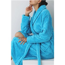 BOOVI Ella - Unisex, Şalyaka Form, Doğal Yöntemlerle Rafine Edilmiş, Kaliteli Bornoz. Bornoz | Ev Giyimi B000004-3XL