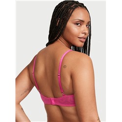 DREAM ANGELS Wicked Shimmer Heart Embroidery Unlined Balconette Bra