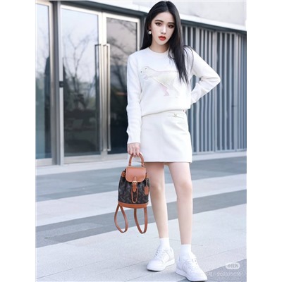 Женский свитер с милым динозавром  COAC*H ОРИГИНАЛ!