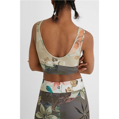 Top deporte camuflower