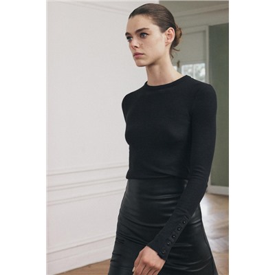 RIBBED SOFT T-SHIRT