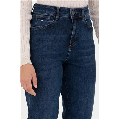 Kadın Koyu Mavi Jean Pantolon
