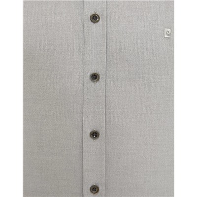 Gri Slim Fit Uzun Kollu Gömlek