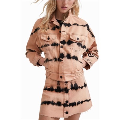 Chaqueta vaquera tie dye