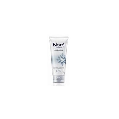 Пенка осветляющая для умывания Pure White от Biore 100 гр / Biore Pure White Facial Foam 100g