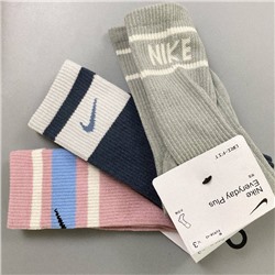 Классные цветные носки Nik*e  👕  3 пары в пачке  С махрой внутри  7 вариантов наборов