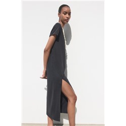 WASHED MIDI DRESS