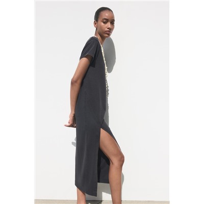 WASHED MIDI DRESS