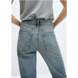 Jeans rectos tiro medio