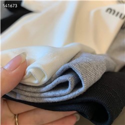 Укороченные женские  футболки ✔️MiuMiu  Высокое качество Импортный, нежный и мягкий хлопок 🥰