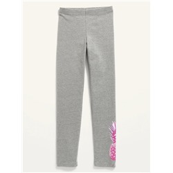 Printed Built-In Tough Full-Length Leggings for Girls