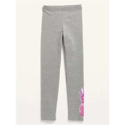 Printed Built-In Tough Full-Length Leggings for Girls