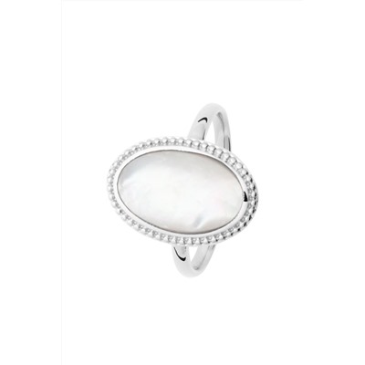 Anillo Plata y nácar