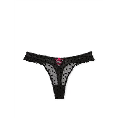 VICTORIA'S SECRET Tease High-Leg Scoop Thong Panty