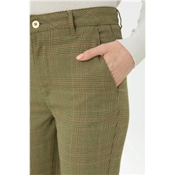 Kadın Açık Haki Kanvas Pantolon