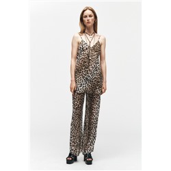 ZW COLLECTION ANIMAL PRINT TROUSERS