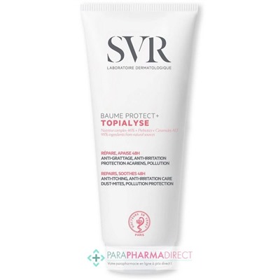 SVR Topialyse Baume Protect + - Anti-grattage & Irritation, Protection Acariens & Pollution 200ml