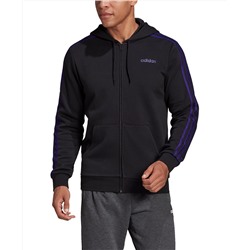 adidas Men's Essentials 3-Stripes Fleece Zip Hoodie