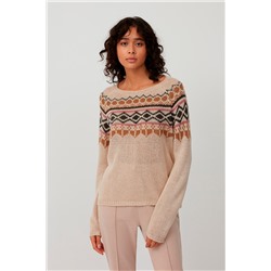 Jersey Beige y negro