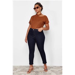 Koyu Mavi Estra Esnek Skinny Jeans TBBSS24CJ00006