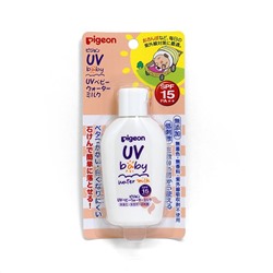 PIGEON Молочко для лица и тела PIGEON UV SPF15 возраст 0+ флакон 60гр