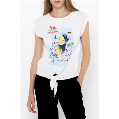 Camiseta Blanco roto