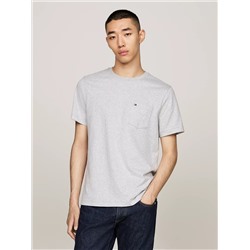 Heather Cotton Pocket T-Shirt