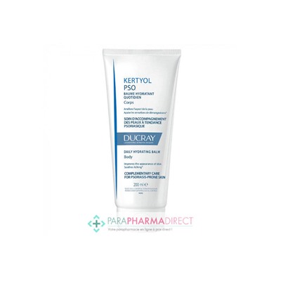 Ducray Kertyol PSO Baume Hydratant Quotidien Corps Peaux Psoriasiques 200ml