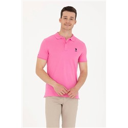 Erkek Pembe Basic Tişört