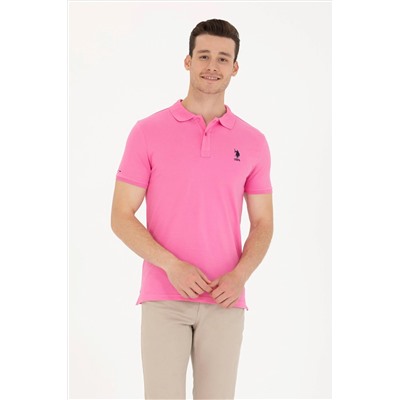 Erkek Pembe Basic Tişört