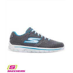 Skechers GOWalk2 Spark Charcoal/Turquoise Athletic Shoe