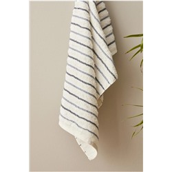 Karaca Home Young Denim Blue Striped Yüz Havlusu 50x90 Cm Beyaz 200.22.14.0246