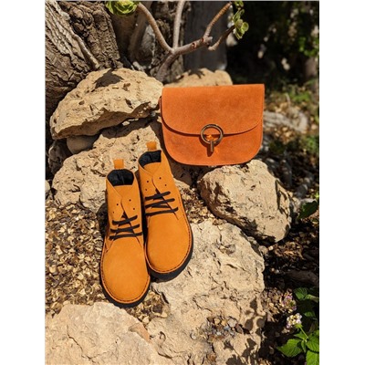 AB.Zapatos 1619/2 New R MANDARINA+AB.Z PELLE Djuli ser (410) naranja АКЦИЯ