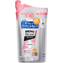 KAO Mens Biore Противовоспалительный мужской гель для душа аромат цветов 380 мл мягкая упак