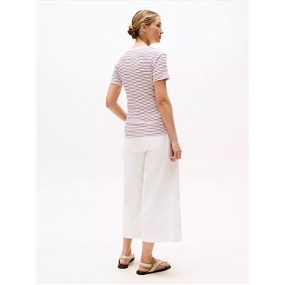 Stripe V-Neck Favorite T-Shirt