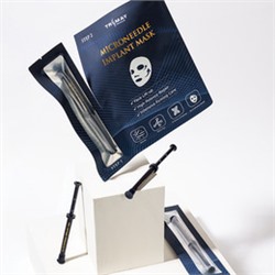 ★5+1★ Microneedle Implant Mask Название	Двухэтапная маска: биоцеллюлозный лист+гель с микроиглами спикул