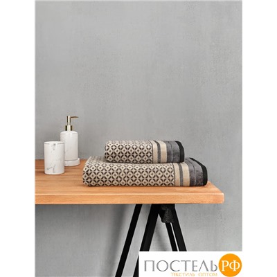 Полотенце велюровое Arya Paulo 70x140 Кирпичный