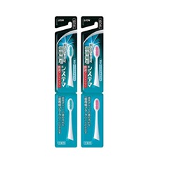 LION Denta Systema Сменные насадки для электрической ультразвуковой щетки СРЕДНЯЯ жесткость, набор из 2 шт