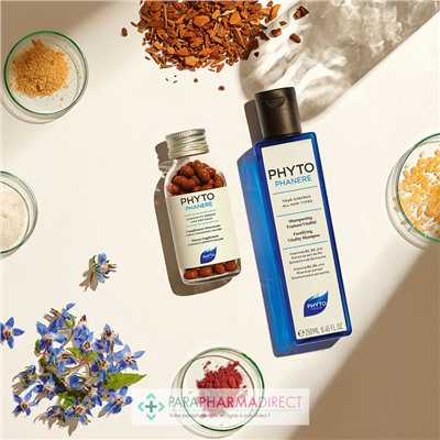 Phyto PhytoPhanère Force Croissance Volume Cheveux & Ongles 2x120 CapsulesLot  × 2