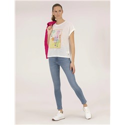 Ekru Comfort Fit Tişört