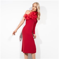 Платье с объемным декором, Королева соблазна (red)