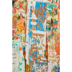 Pantalón short hawaiano lúrex