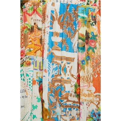 Pantalón short hawaiano lúrex