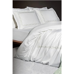 Lis King Size Nakışlı Nevresim Takımı - Saten - Yat Koleksiyon