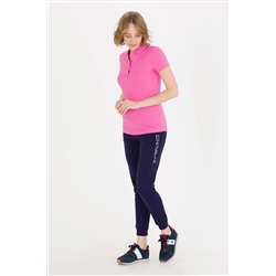 Kadın Pembe Basic Polo Yaka Tişört