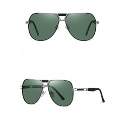 IQ30017 - Солнцезащитные очки ICONIQ JS8549 Bright silver dark roasted G15 green sheet C125-P144